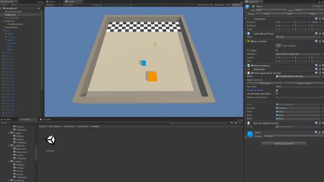 Machine Learning Agents - Push Block Agent Components [6/10] Live 2018/4/4 смотреть онлайн