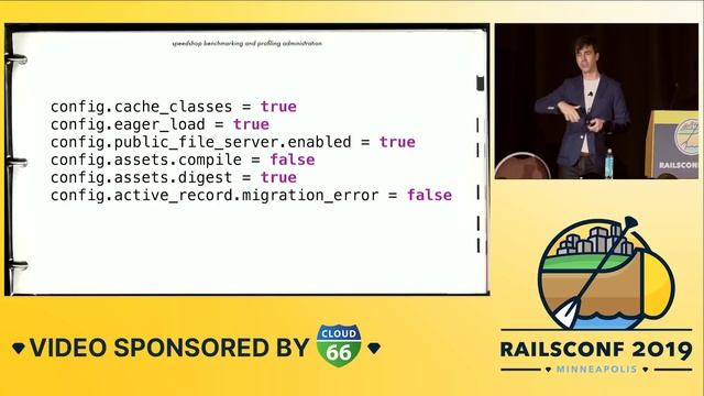 RailsConf 2019 - Profiling and Benchmarking 101 by Nate Berkopec смотреть онлайн
