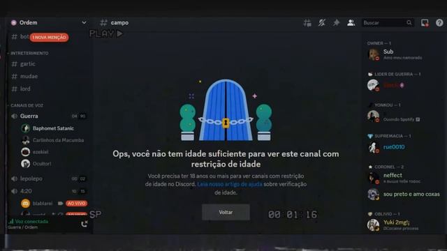 ORDEM, O SERVER BIZARRO DO DISCORD смотреть онлайн
