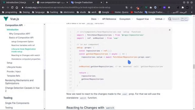 #03 - شرح الـ Vue Composition API - Lifecycle Hook смотреть онлайн