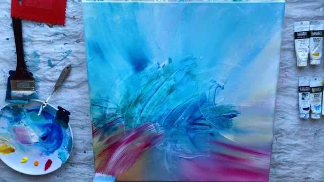 How to Fix Mistakes in Abstract Acrylic Painting | Easy Tips & Tricks смотреть онлайн