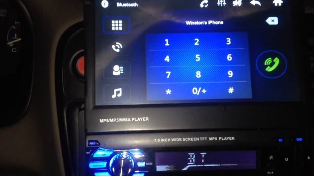 9601 Car Stereo MP5 MP3 Player 7 inch Flip Up Review #EBAY смотреть онлайн
