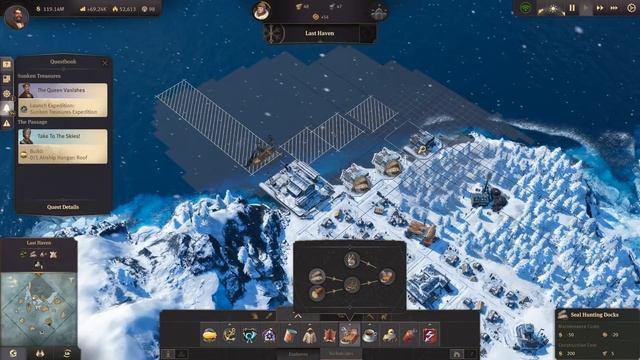 Anno 1800 - The Passage #077 Building the Hangar and keeping Technicians happy! смотреть онлайн