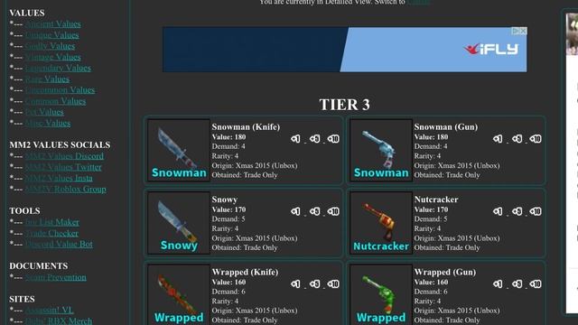 THE AURORA KNIFE IS RISING! 2019 items rise, Classic pets rise (MM2 value list review) смотреть онлайн