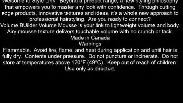 Matrix Style Link Volume Builder Volume Mousse 8 4 Oz