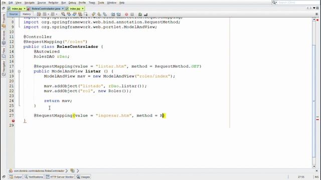 CRUD JAVA Spring MVC смотреть онлайн