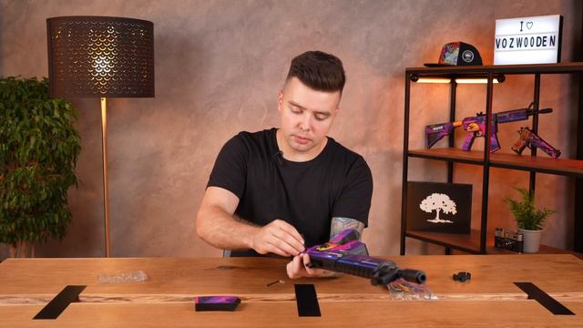 Как собрать резинкострел M4 / M4A4 от VozWooden