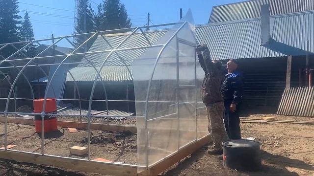 Теплица Капелька: сборка и обзор. "Мое Подворье" смотреть онлайн