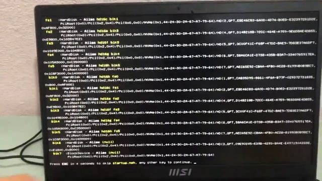 How to disable efi shell notebook msi / как отключить efi shell ноутбук msi смотреть онлайн