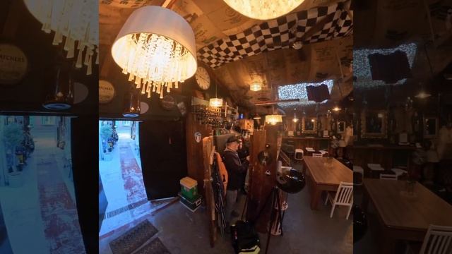 777 motorcycle cafe LYMINGTON. 360º view смотреть онлайн