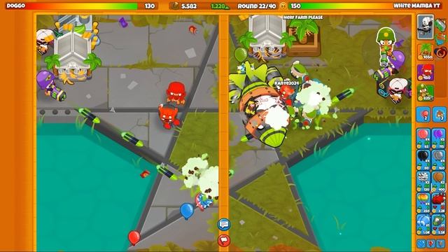 Crazy LONG GAME defends on NEW ranked map! bloons TD Battles 2 смотреть онлайн