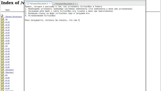 Установка VirtualBox в Fedora Linux смотреть онлайн