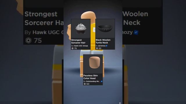 How to Make Gojo in Roblox #shorts смотреть онлайн