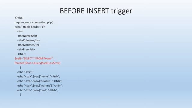 10 Triggers cu PDO смотреть онлайн