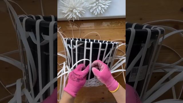 Кашпо из ротанга. Узкое смотреть онлайн