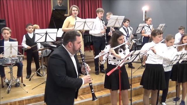 Александр Шор. "Блики Джаза". Исп. духовой оркестр ДМШ им. Аренского. смотреть онлайн