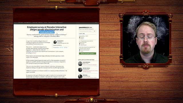 Paradox Accused Of Gender Discrimination, Abuse And “Mistreatment” Of Employees! Eu4 Hoi4 Creators смотреть онлайн