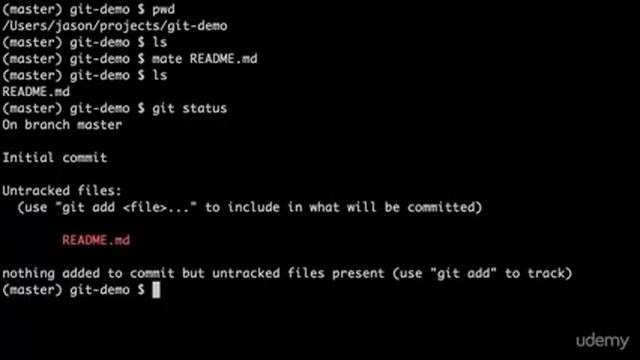 Git Going Fast: One Hour Git Crash Course : The First Commit смотреть онлайн