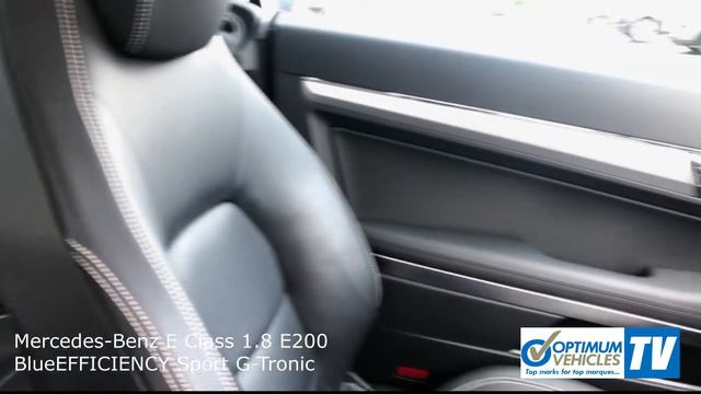 Mercedes-Benz E Class 1.8 E200 BlueEFFICIENCY Sport G-Tronic - Optimum Vehicles Ltd