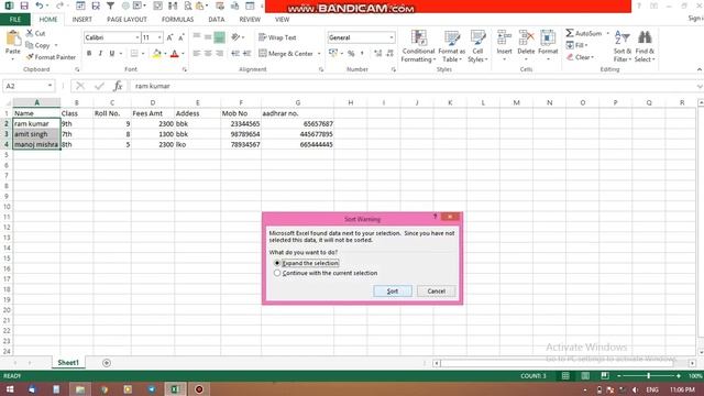 Class 7 Excel as Database Part 2 смотреть онлайн