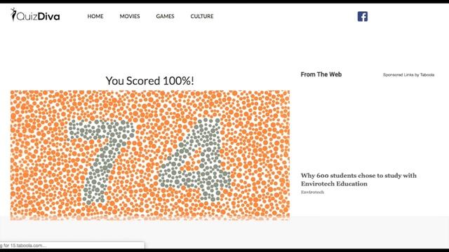 'The Colorblind Image Quiz' Answers | QuizDiva | Quiz Diva | 'Color Blind Image Quiz' смотреть онлайн