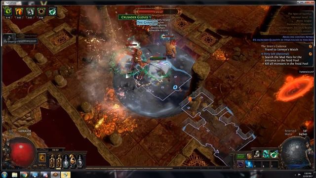 "Not Even Close" Regular Atziri run, WHITE WIND BUILD 3.1 смотреть онлайн
