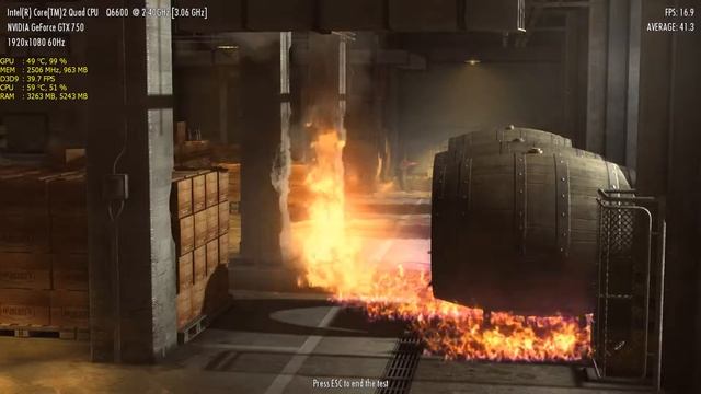 Mafia II Benchmark Intel Core2 Quad Q6600, GTX 750 2Gb смотреть онлайн