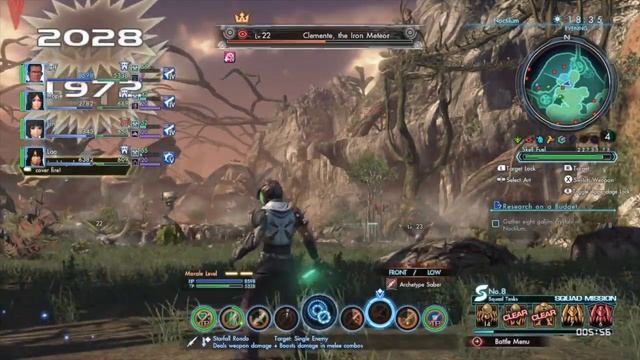 Xenoblade Chronicles X - Tyrant Battle: Clemente, the Iron Meteor (BLADE Jeff) смотреть онлайн