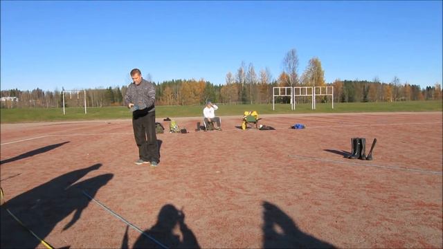 Gumboot throwing South Finnish Autumn Cup 4/2015 смотреть онлайн