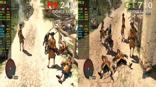 R5 240 + GT 710 | AC IV BLACK FLAG | LOW PROFILE GPU's WAR! смотреть онлайн