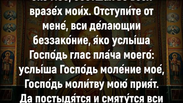 ПРОЧТИ ПЕРЕД СНОМ СЕГОДНЯ ЗА СЕБЯ И БЛИЗКИХ ЛЮДЕЙ. Иисусова молитва. Слушать псалом 6 смотреть онлайн