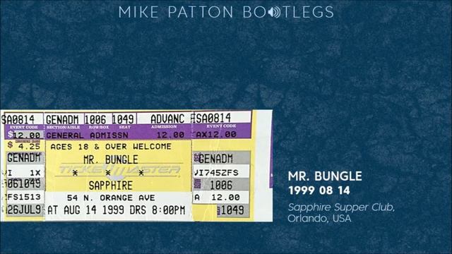 1999/08/14 Mr. Bungle - Sapphire Supper Club, Orlando, FL, USA смотреть онлайн