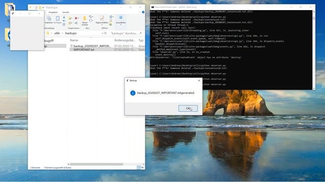 Python project: Backup Machine - Anti Ransom смотреть онлайн