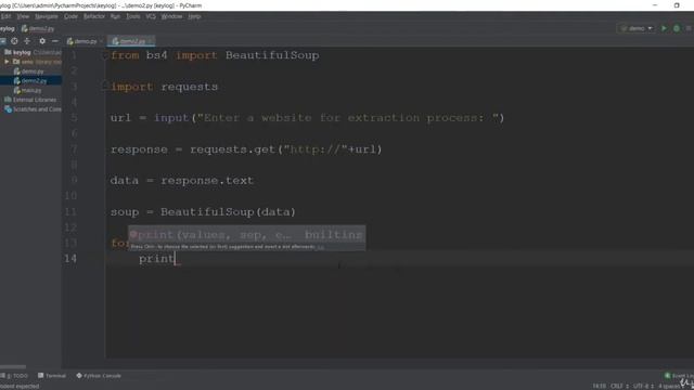 BeautifulSoup Easy method to make Crawler with python | Web Crawler with Python | HackVenom смотреть онлайн