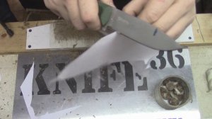 Тест 2. Нож Штурм кизляр, сталь PGK, финиш «веневцем» 7/5.