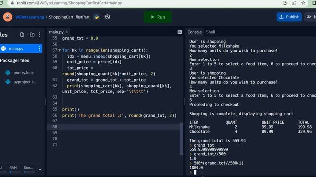 Python Programming: floor division operator to find the next multiple of 500 for offering discount смотреть онлайн