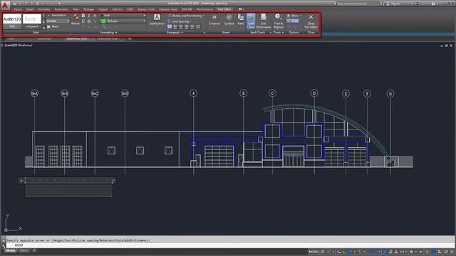 Create Text and Dimension AutoCAD Tutorial смотреть онлайн