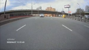 Как снимает тыловая камера регистратора Eplutus D84