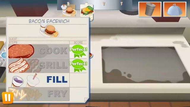 Order Up! To Go! Android Gameplay - The Girthburger | Burger Face Restaurant смотреть онлайн