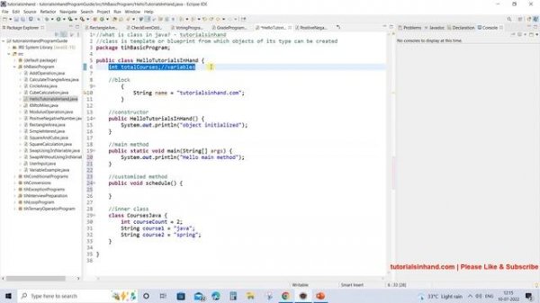 what is class in java