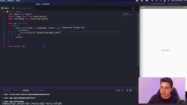 Animações com Lottie no React Native смотреть онлайн