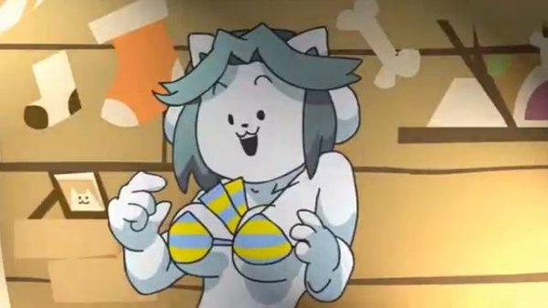 Undertale Анимация - Подсевший на TEM хлопья [Музыкальное видео] Tэмми (16+)