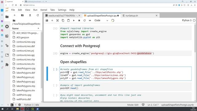 Cómo cargar Shapefiles a PostGIS con Python, Geopandas y SQLAlchemy - Tutorial смотреть онлайн