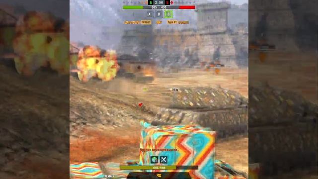 Игра с танкером | 11 000 урона WoT Blitz #shorts смотреть онлайн