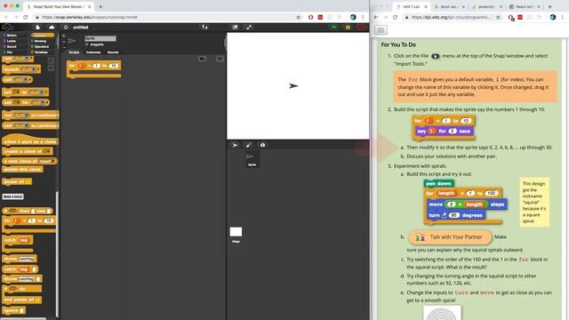 BJC Unit 1 Lab 3 Page 6: Looping with a Counter смотреть онлайн