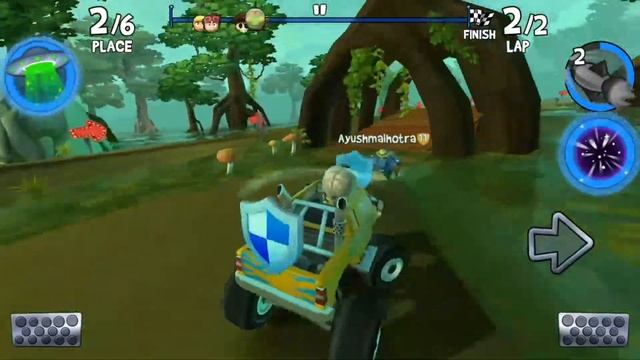 Beach Buggy Racing 2 || B'Zorp 1st Place All Games (All Shortcut Race Tracks) смотреть онлайн