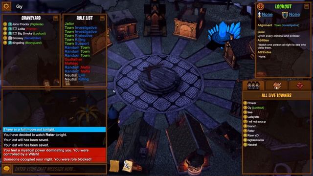 The BEST Lookout game I've ever played!!!!!!! | Town of Salem Lookout Gameplay смотреть онлайн