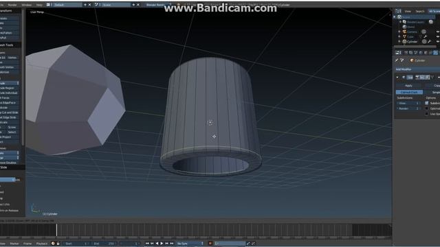 Модификатор Subserf Blender смотреть онлайн