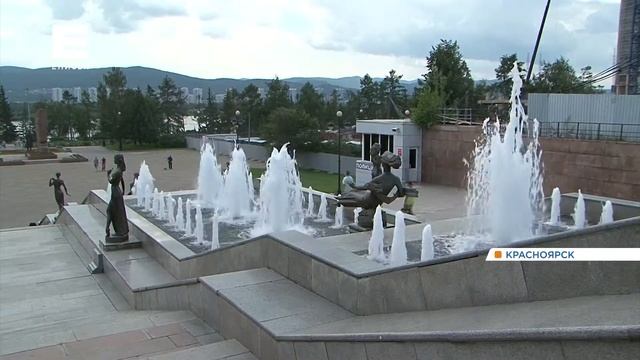 В Красноярске полным ходом идет масштабное благоустройство к 400-летию города смотреть онлайн