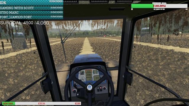 Fs19  Baling On The Open Server With Triple Screens